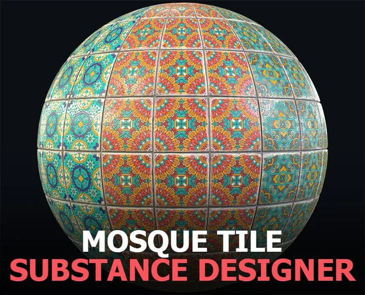 Mosque tile - Substance Designer