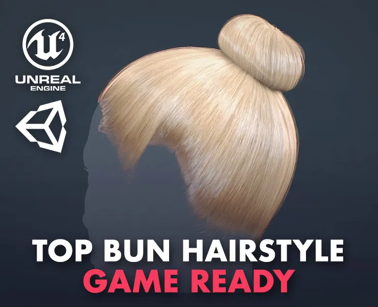 Hair - Top Bun - Gen2
