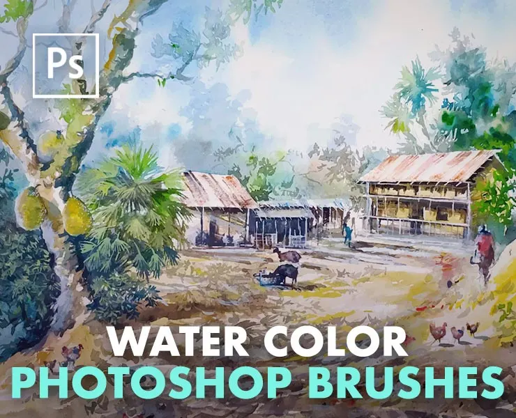 Photoshop Water Color Brushes