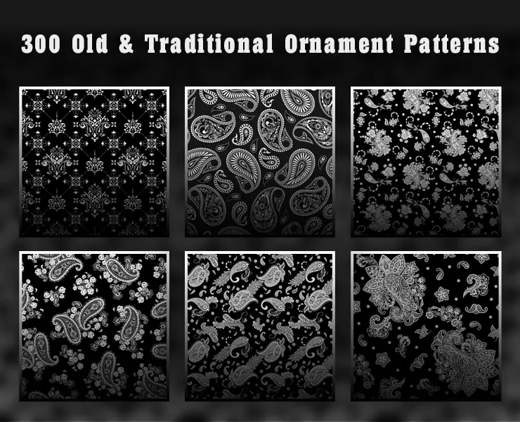 300 Old & Traditional Ornament Patterns