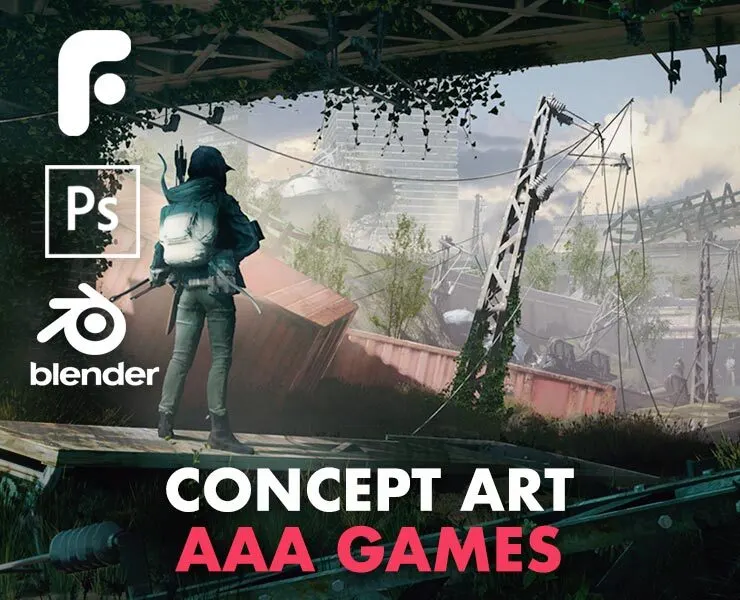 Concept Art for AAA Games