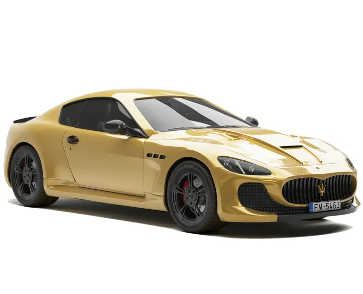 Maserati Granturismo Gold Chrome