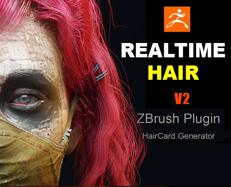 Real-time Hair ZBrush Plugin