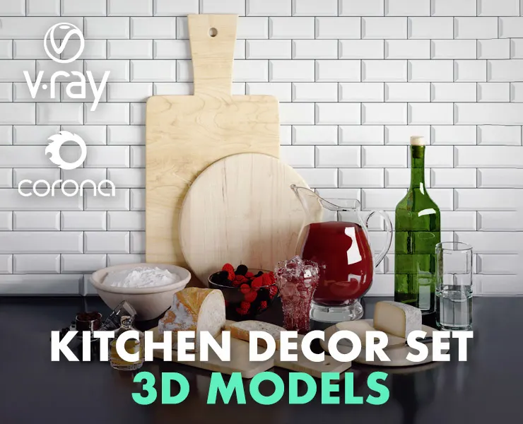 Kitchen Decor Set 01