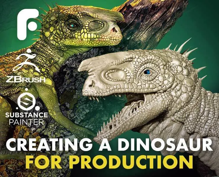 Modeling & Texturing a Dinosaur for Production | Complete Edition