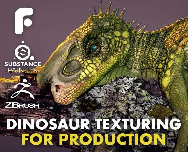 Texturing a Dinosaur for Production