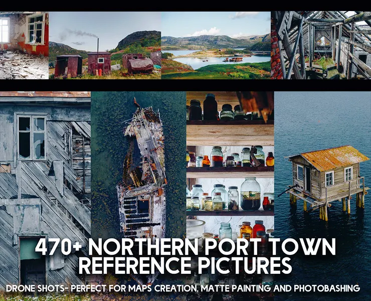 470+ Northern Port Town Reference Pictures