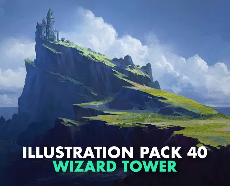 Illustration Pack 40 - Wizard Tower