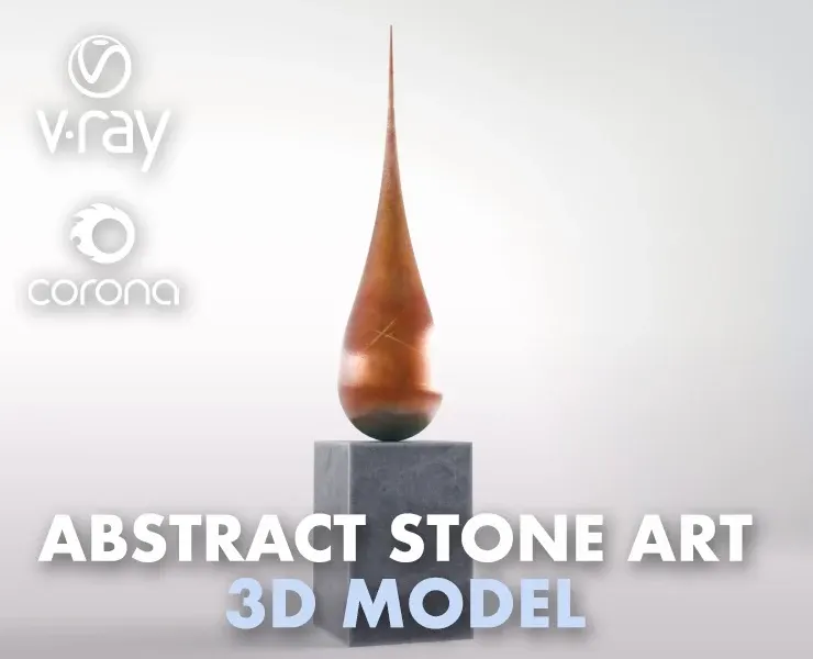 Modern Decorative Abstract Stone Art Sculpture 11