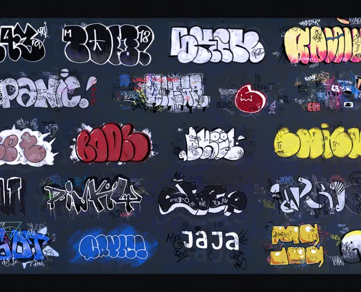 GRAFFITI DECALS Vol.1