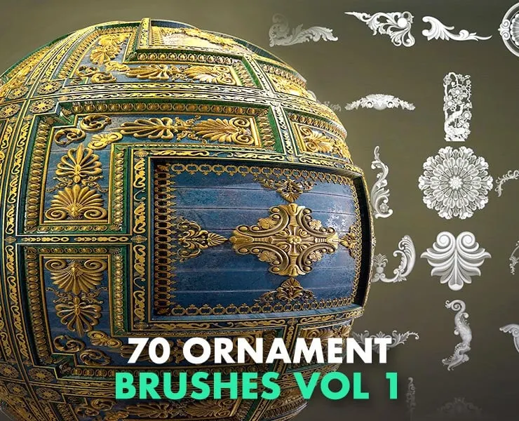 70 Ornament Brushes - VOL 01