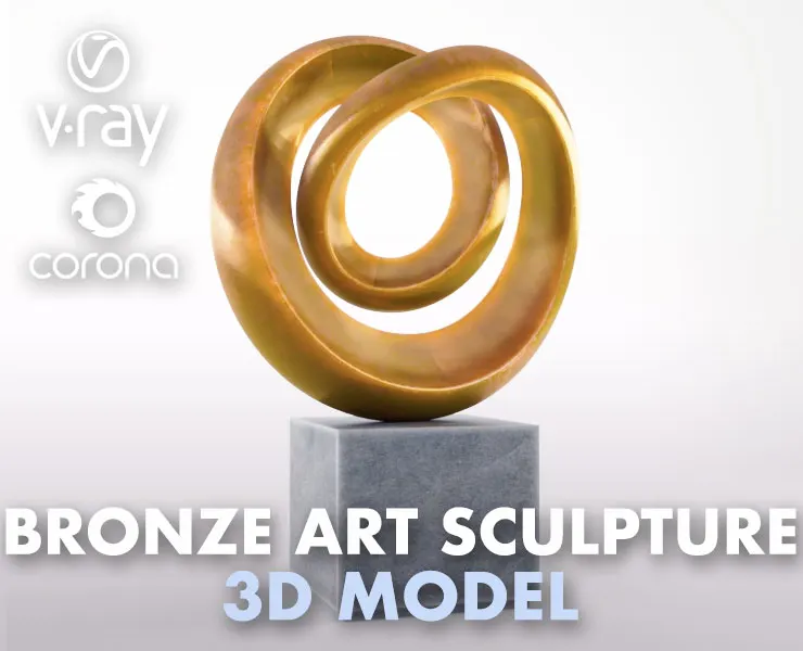 Modern Decorative Abstract Bronze Art Sculpture 21