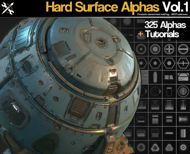 Hard-Surface Alphas Vol.1