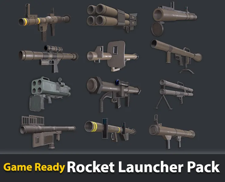 Rocket Launcher Pack Game Ready