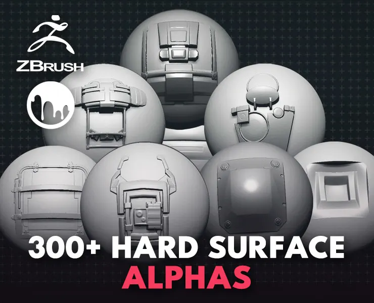300+ Hard Surface Alphas / Demo Video