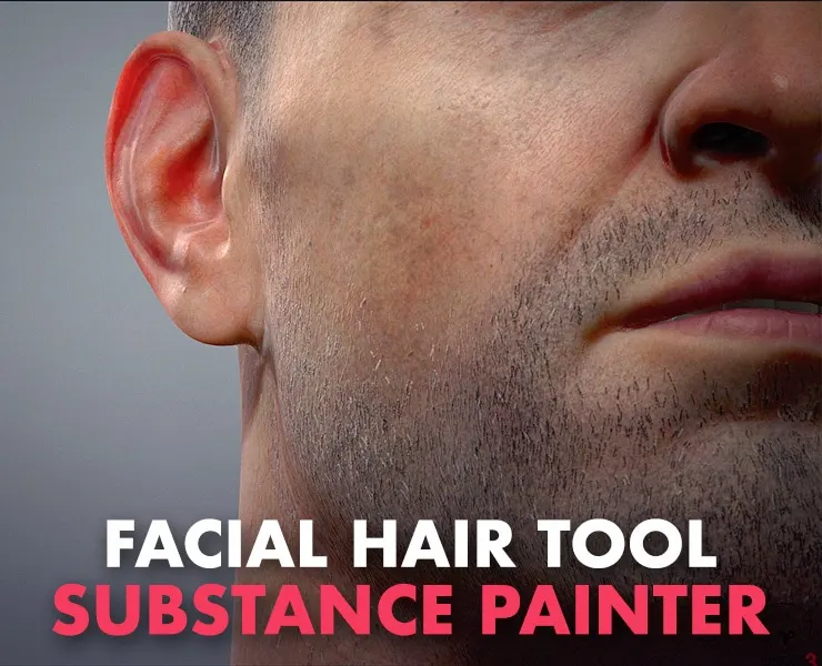 Poligone - Facial Hair Tool for Substance Painter