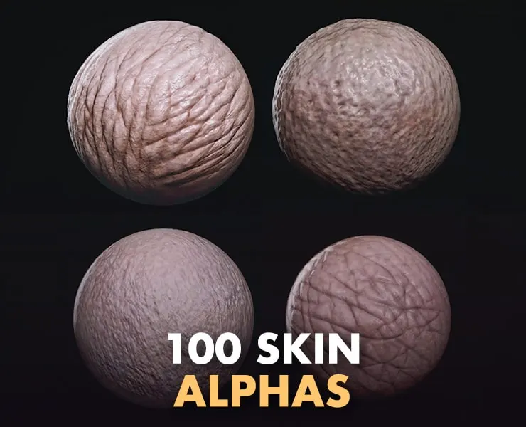 100 Skin Alphas Package