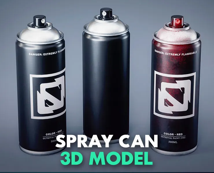 Spray Can - Single Asset