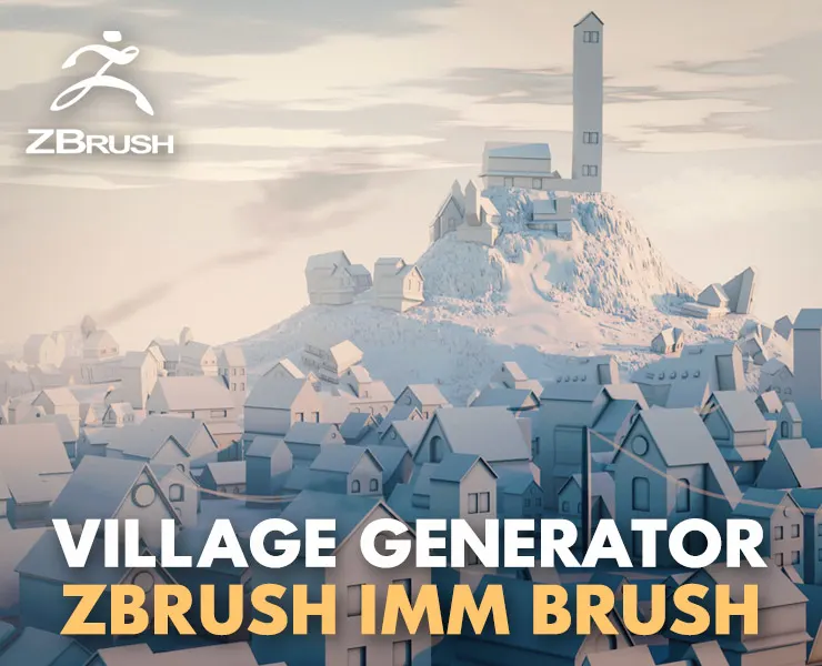 45+ Easy Village Generator Zbrush IMM Brushes [UVed]