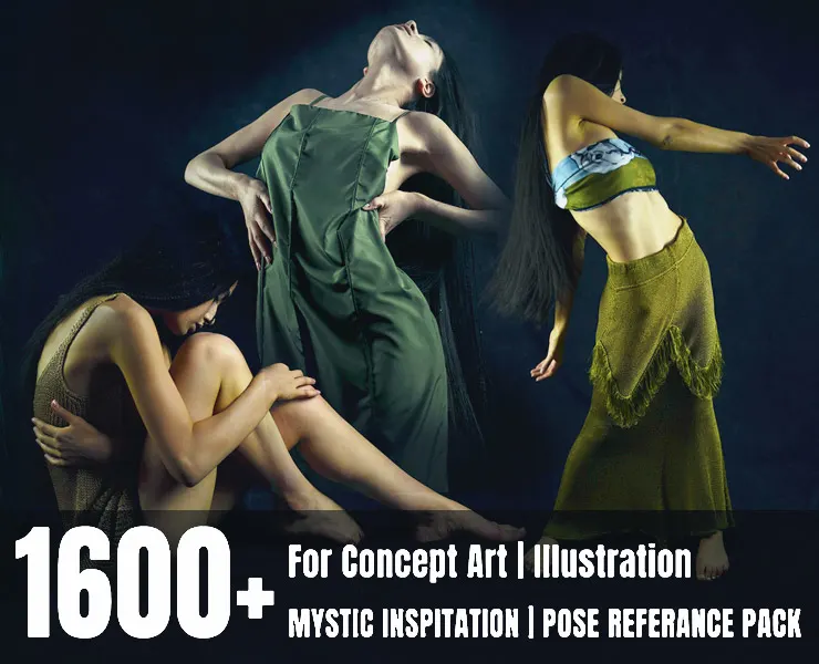 1600+ MYSTIC Inspiration | Pose Reference Pack