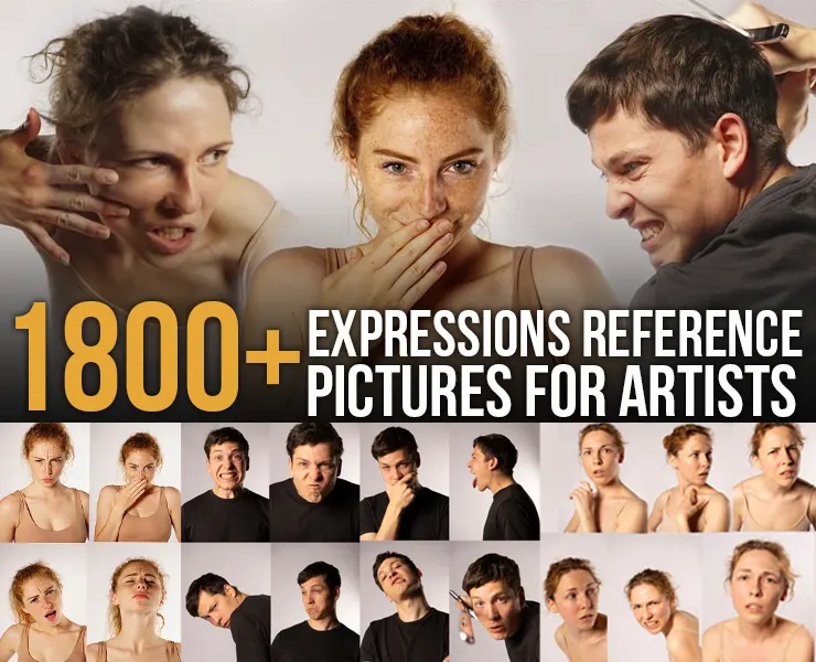 1800+ Expressions Reference Pack for Artists