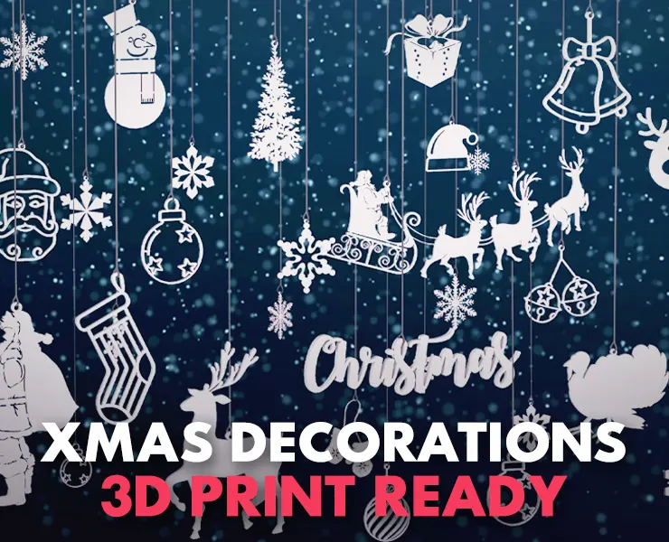 150 Printable Christmas Decorations