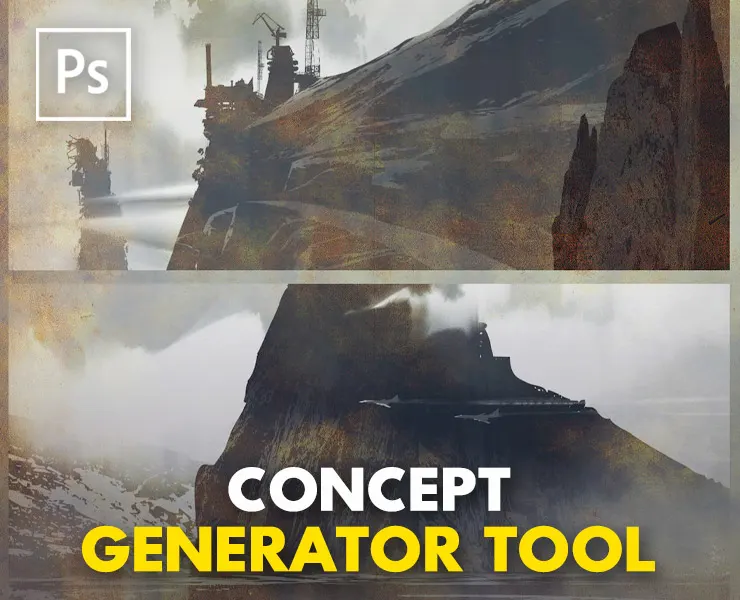 Concept Generator Tool [Custom Shape Mega BUNDLE - 5200 Pieces ] [Photoshop]