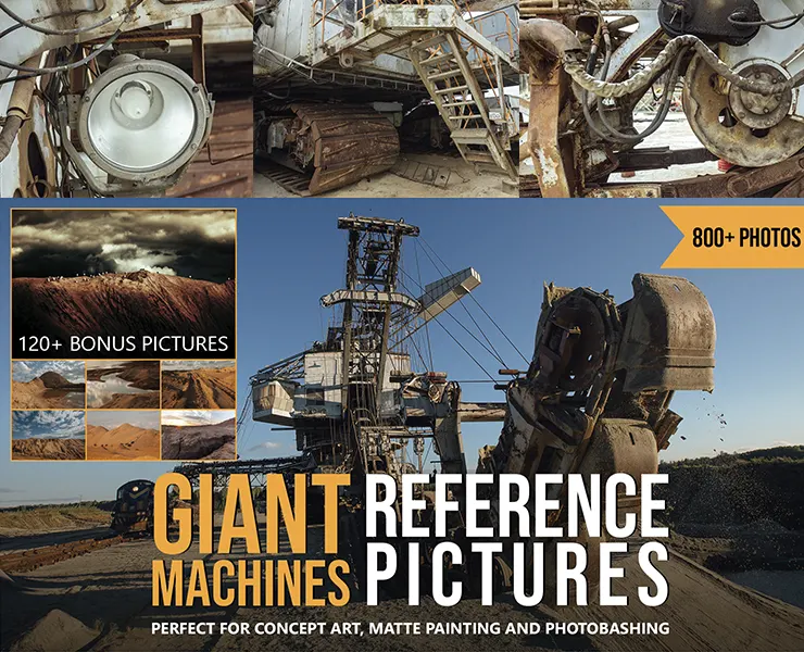 800+ Giant Machines Reference Pictures