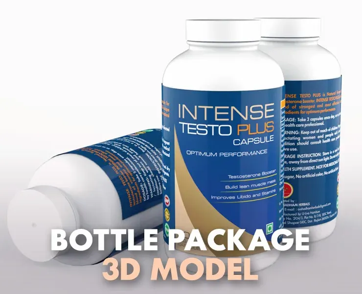 Bottle Package 3D Model