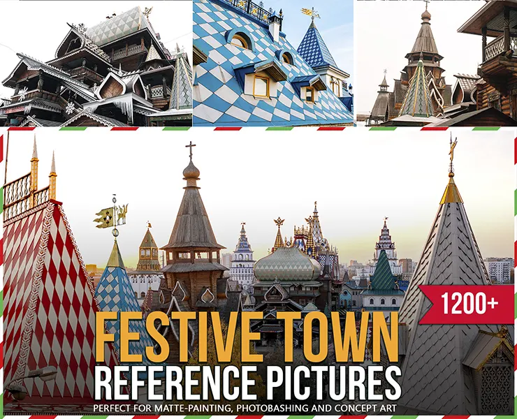 1200+ Festive Town Reference Pictures