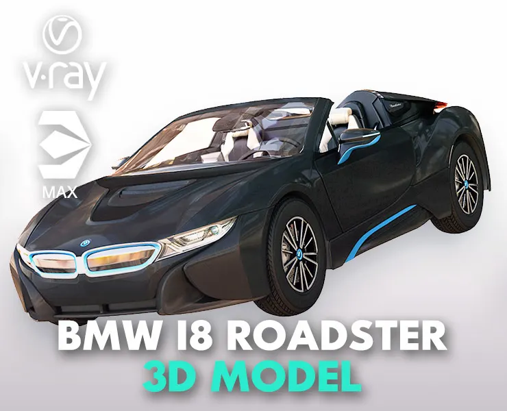 BMW i8 Roadster Black