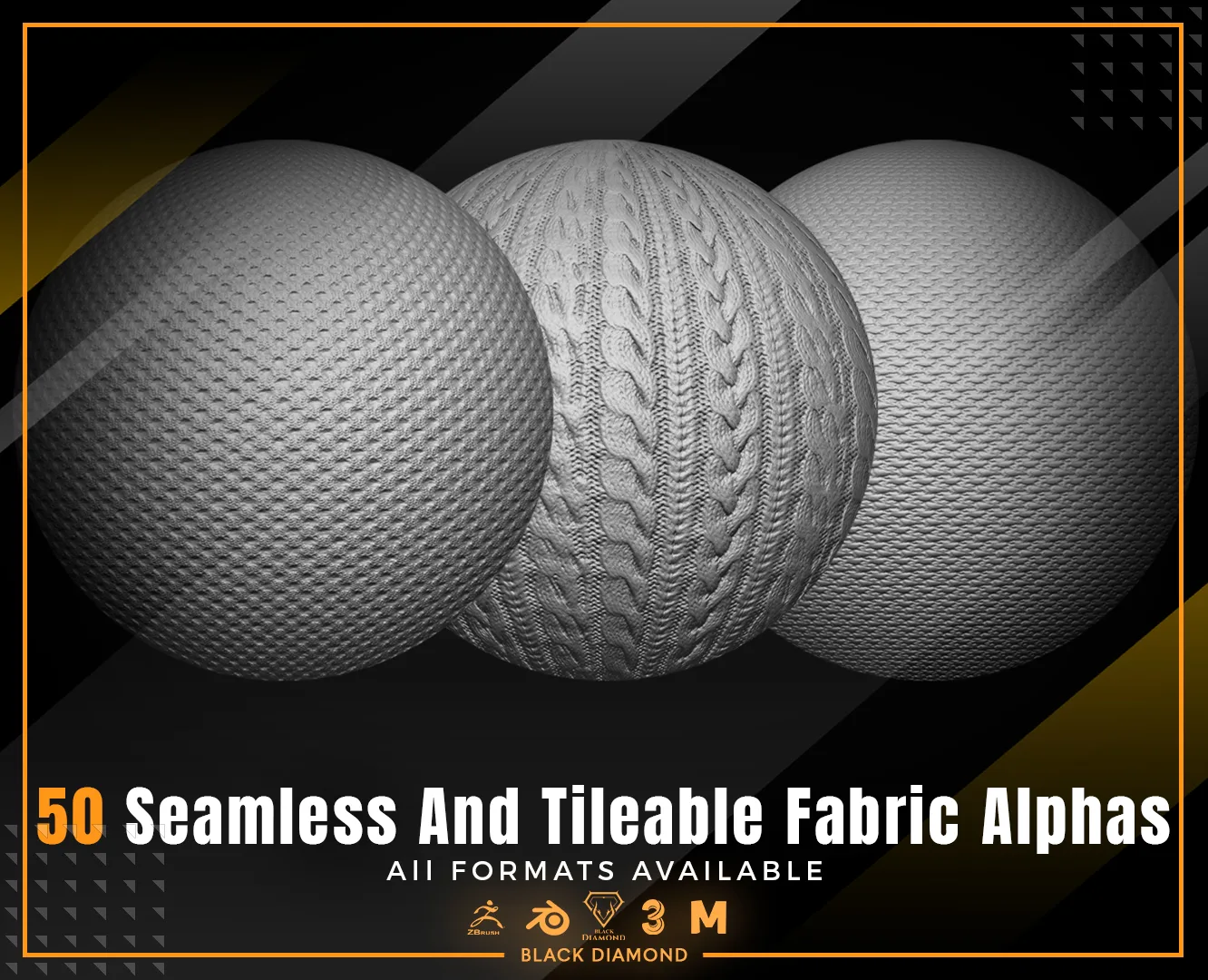 50 Seamless And Tileable Fabric Alphas