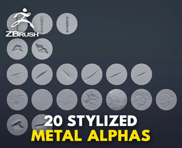 20 Stylized Metal Alphas