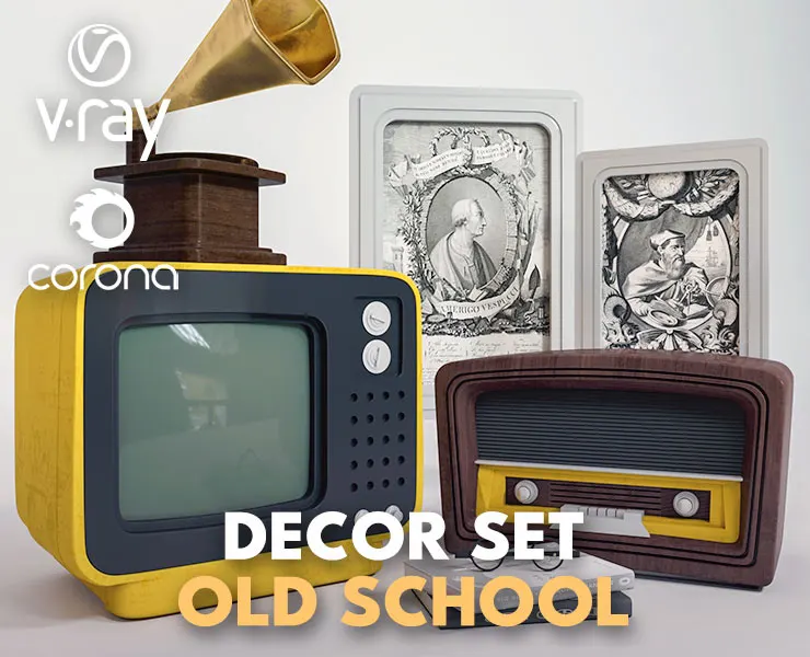 Old School Decor Set