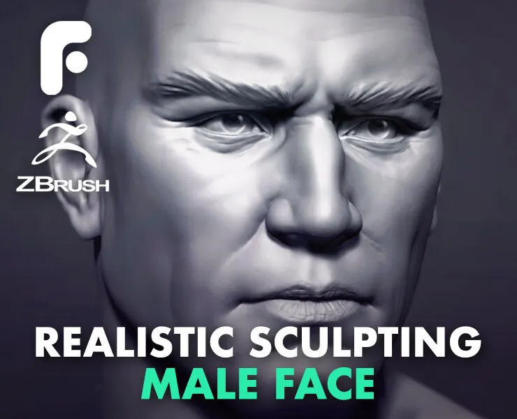 Sculpting a Realistic Male Face in ZBrush