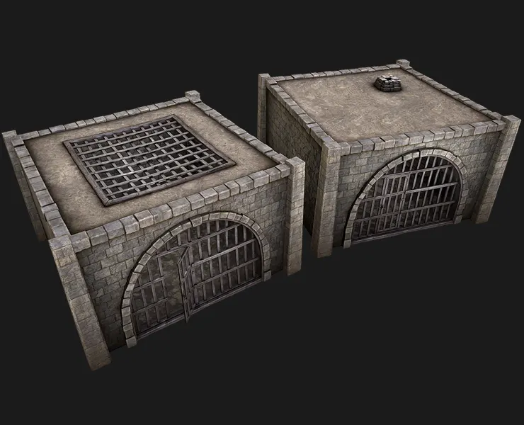 Medieval Dungeon Prison Set