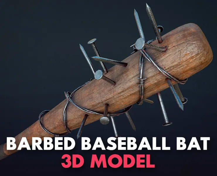 Barbed Baseball Bat Weapon