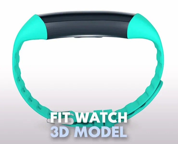 Fit Watch 3D Model