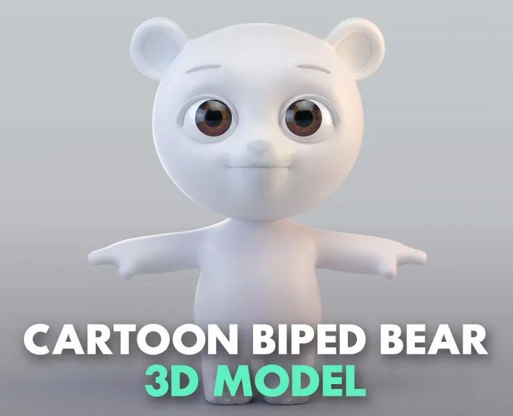 Cartoon Biped Bear