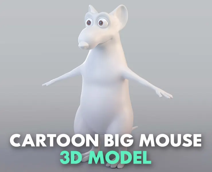 Cartoon Big Mouse