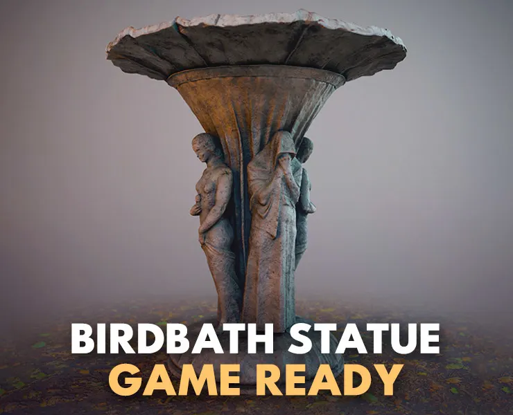 Birdbath Statue