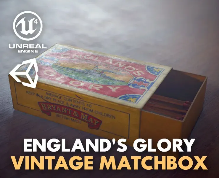 England's Glory Vintage Matchbox