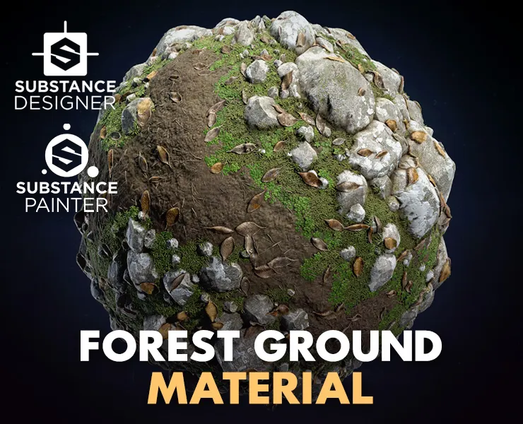 Forest Ground Material - Substance Designer