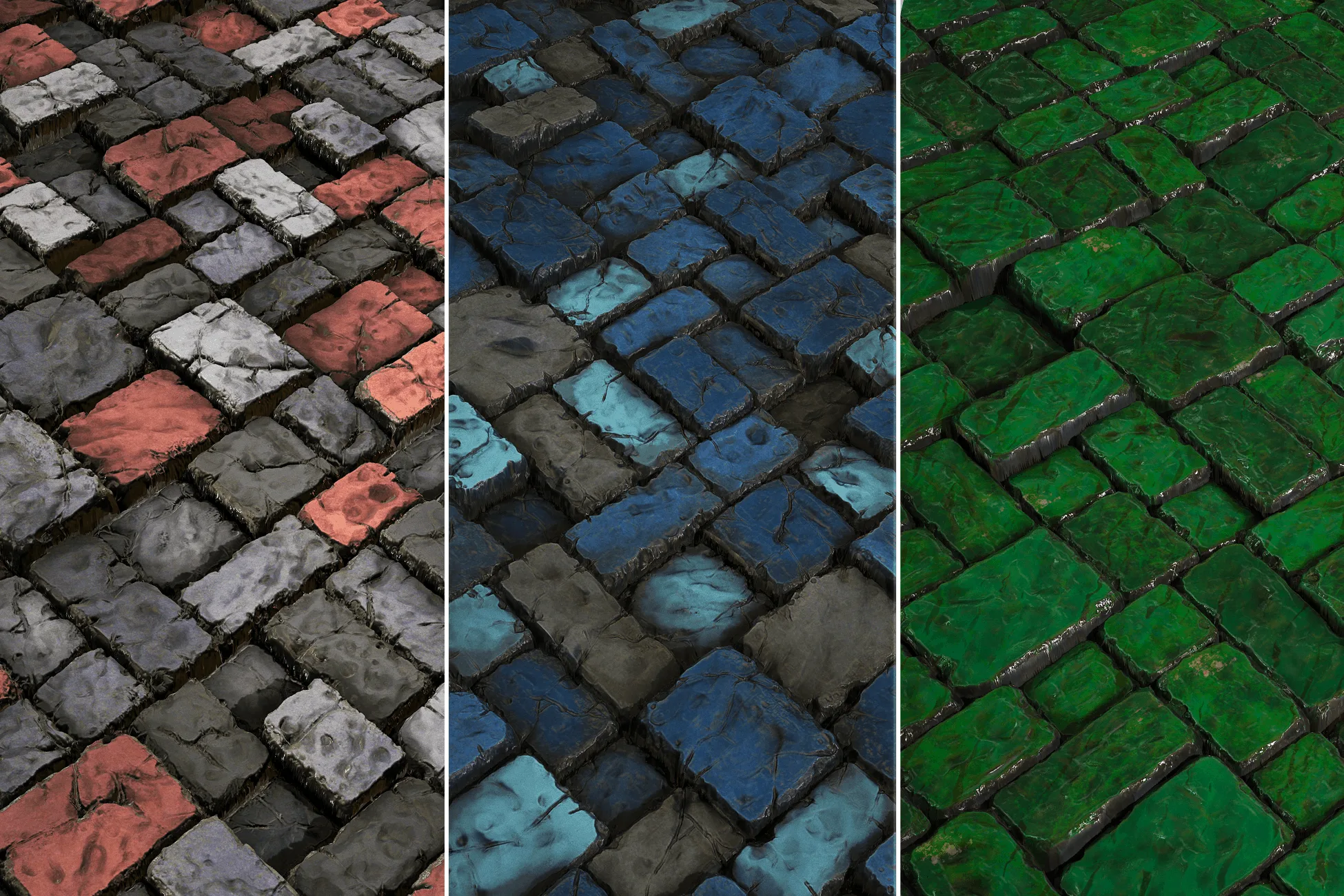 Slate Stone Tiles Game Textures