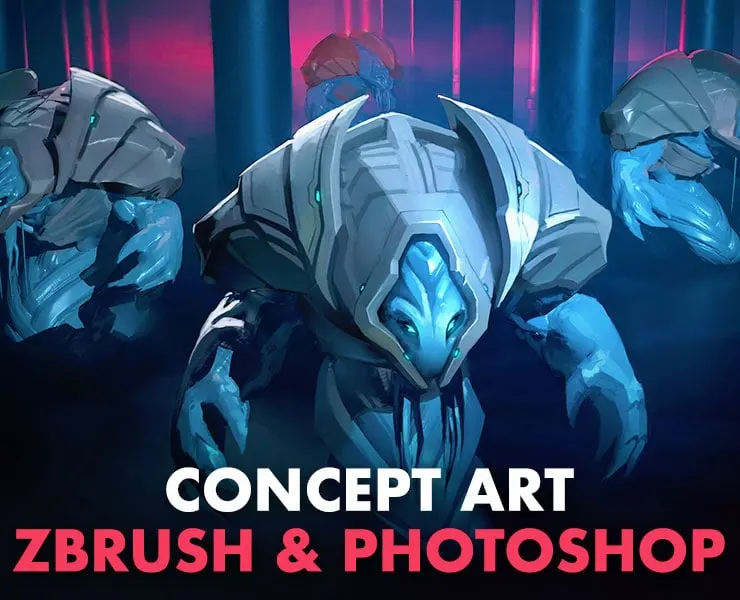 Concept Art With ZBrush and Photoshop