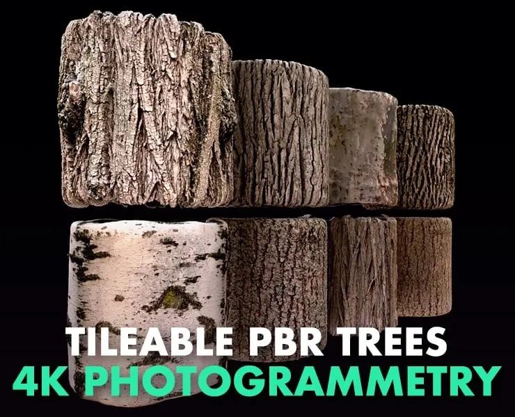 8 Texture sets Photogrammetry 4k PBR Tile