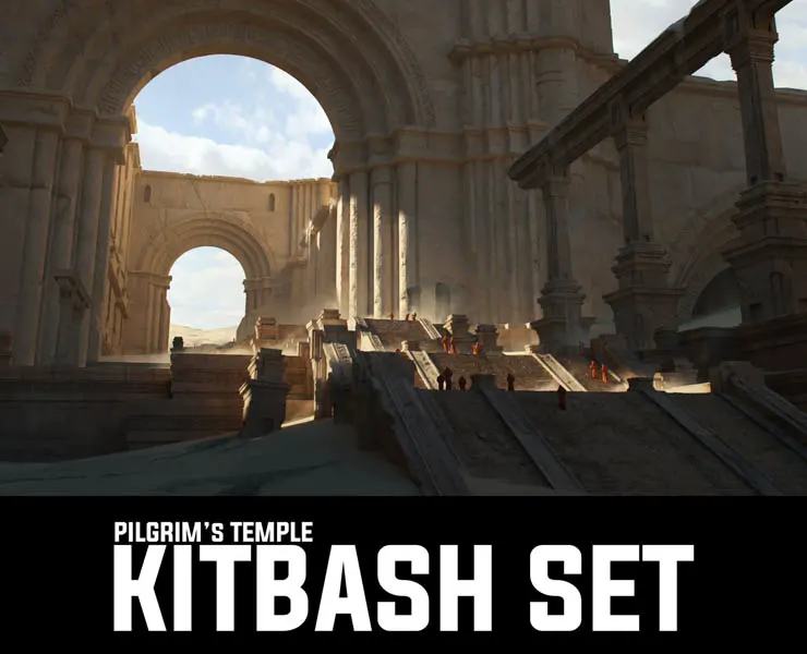 Pilgrim's Temple + Ancient Indian Ruins Kit Bundle