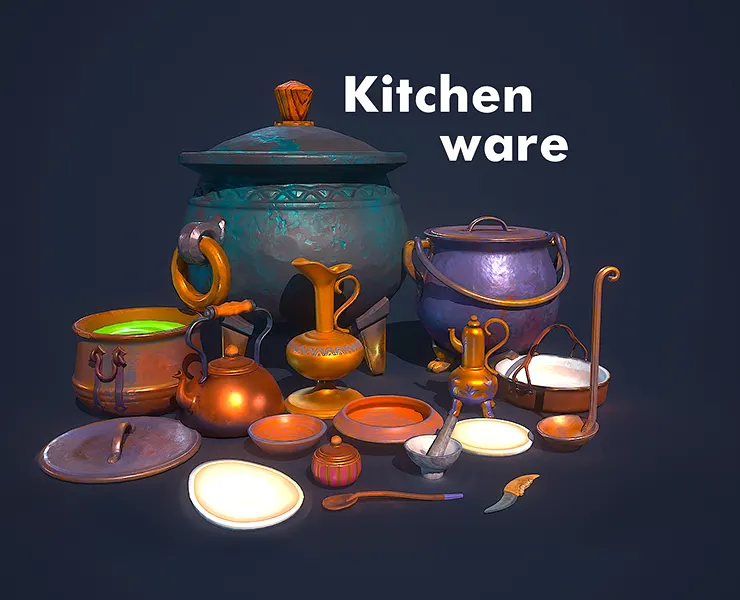 Kitchenware Props Pack