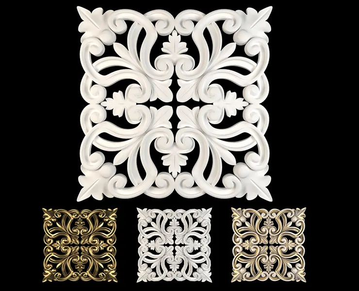 Decorative Wall Rosettes 03