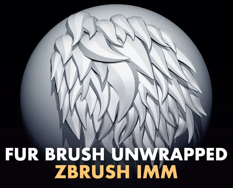 Fur Brush Unwrapped